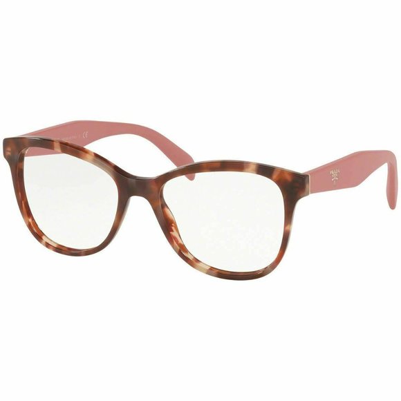 Prada Accessories - Prada Cat Eye Eyeglasses Pink Havana W/Demo Lens